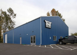 TNT Aerospace pole framed building