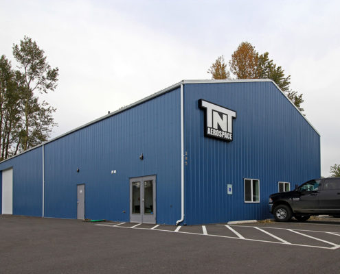 TNT Aerospace pole framed building